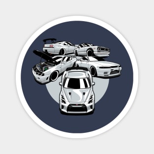 Silver GTR collection Magnet